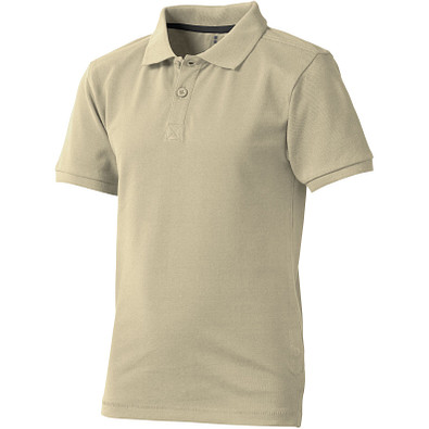 ELEVATE Kinder Poloshirt Calgary, khaki, 116 ELEVATE Kinder Poloshirt Calgary, khaki, 116