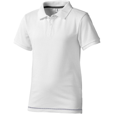 ELEVATE Kinder Poloshirt Calgary, weiß,dunkelblau, 140 ELEVATE Kinder Poloshirt Calgary, weiß,dunkelblau, 140