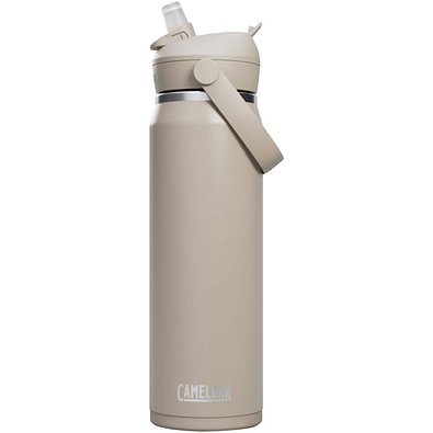 Camelbak® Thrive Flip VSS 750 ml Edelstahl Trinkflasche mit Flip Strohhalm, hellgrau