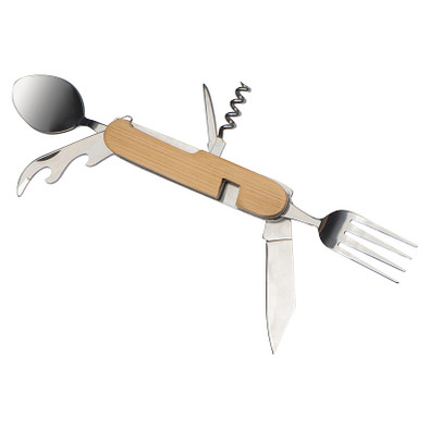 Campingbesteck, beige