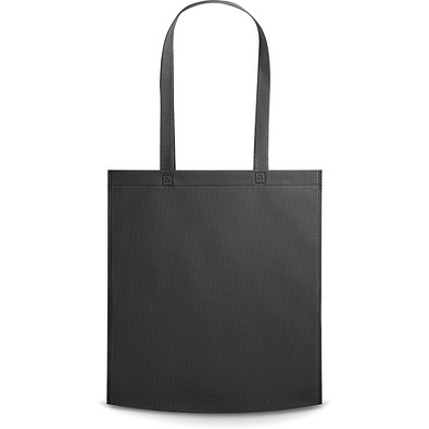 CANARY. Einkaufstasche aus Non-woven (80 g/m²), Schwarz