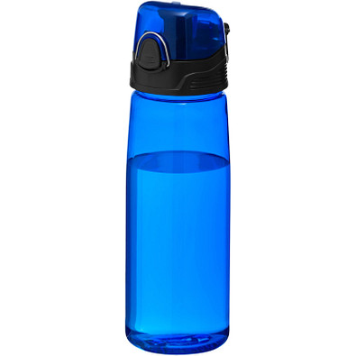 Capri Tritan Sportflasche, 700 ml, transparent blau