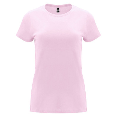Capri T-Shirt für Damen, hellrosa, 2XL
