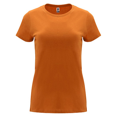 Capri T-Shirt für Damen, orange, L