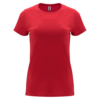 Capri T-Shirt für Damen, rot, L