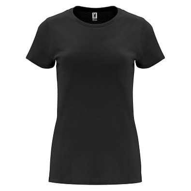 Capri T-Shirt für Damen, schwarz, L