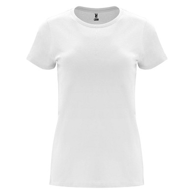 Capri T-Shirt für Damen, weiss, L