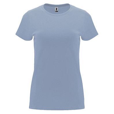 Capri T-Shirt für Damen, Zen Blue, M