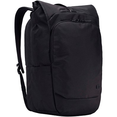 Case Logic Variate 17 erweiterbarer Rolltop Laptop Rucksack aus recyceltem Material, schwarz