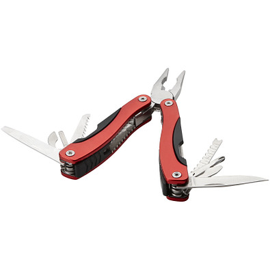 Multifunktionswerkzeug Casper mit 11 Funktionen, rot