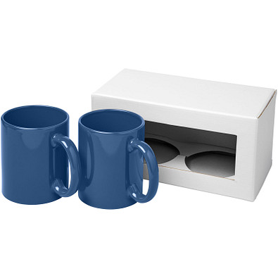 Ceramic Geschenkset mit 2 Bechern, 2x 330 ml, blau Ceramic Geschenkset mit 2 Bechern, 2x 330 ml, blau
