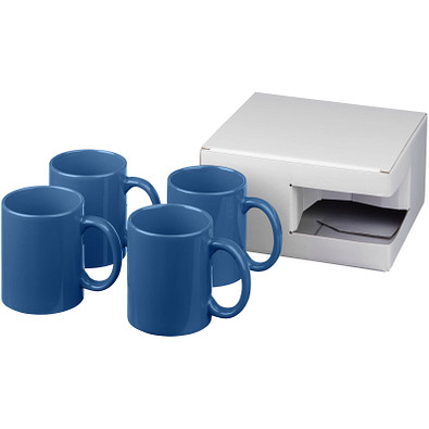 Ceramic Geschenkset mit 4 Bechern, 4x 330 ml, blau Ceramic Geschenkset mit 4 Bechern, 4x 330 ml, blau