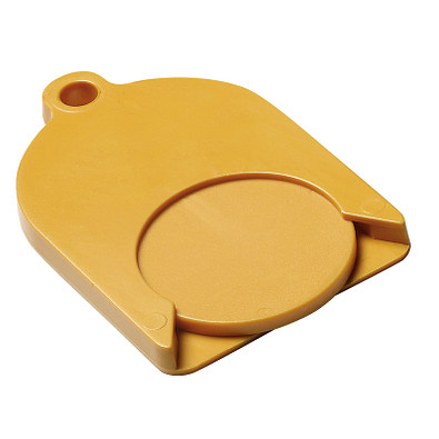 Chip-Schlüsselanhänger Ghost mit Chip, standard-gelb Chip-Schlüsselanhänger Ghost mit Chip, standard-gelb