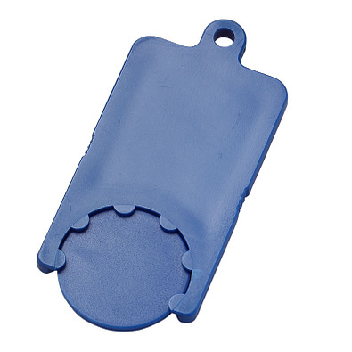 Chip-Schlüsselanhänger Rectangle, standard-blau PS Chip-Schlüsselanhänger Rectangle, standard-blau PS