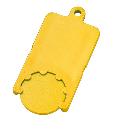 Chip-Schlüsselanhänger Rectangle, standard-gelb Chip-Schlüsselanhänger Rectangle, standard-gelb