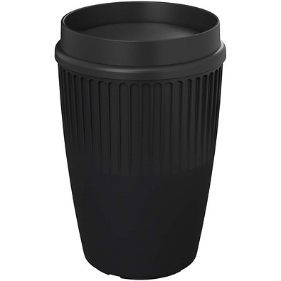 Cirrus 350 ml Becher mit 360°-Deckel, schwarz