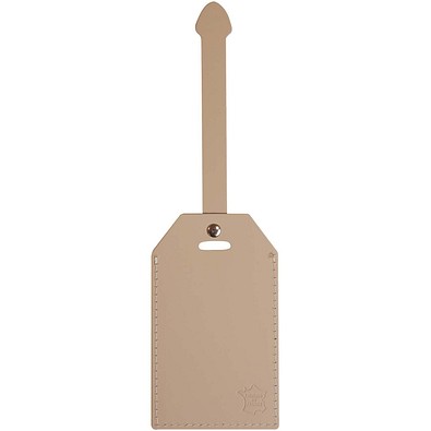 Citizen Green Milou Gepäckanhänger aus recyceltem Leder, beige