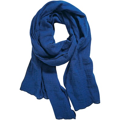 Citizen Green Scarfy 50 × 220 cm Schal aus Baumwolle, blau