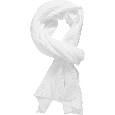 Citizen Green Scarfy 50 × 220 cm Schal aus Baumwolle, weiss