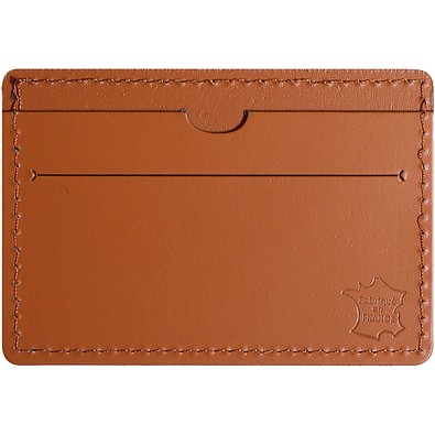 Citizen Green Tintin Kartenetui aus recyceltem Leder, braun