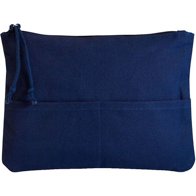 Citizen Green Zipzip Zubehörtasche aus Bio Baumwolle, navy
