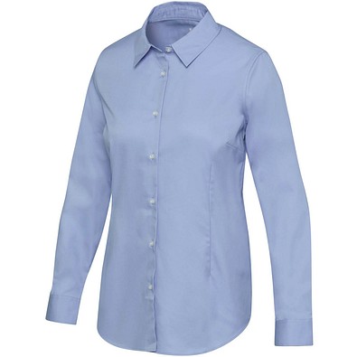 Citrine 185 g/m² Twill Bluse, hellblau, XL