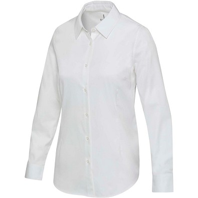 Citrine 185 g/m² Twill Bluse, weiss, XL