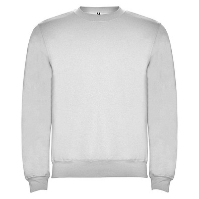 Clasica Sweatshirt mit Rundhalsausschnitt Unisex, Ash white melange, L