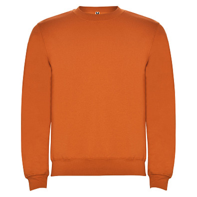 Clasica Sweatshirt mit Rundhalsausschnitt Unisex, orange, L