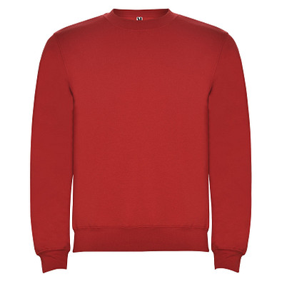 Clasica Sweatshirt mit Rundhalsausschnitt Unisex, rot, 2XL