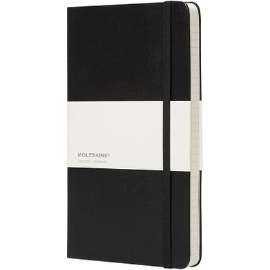 MOLESKINE® Notizbuch Classic Hardcover L, liniert, schwarz