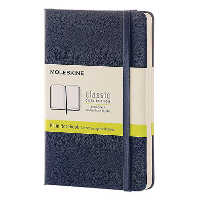 MOLESKINE® Notizbuch Classic Hardcover Taschenformat, blanko, saphir MOLESKINE® Notizbuch Classic Hardcover Taschenformat, blanko, saphir