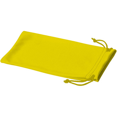 Clean Mikrofaserbeutel für Sonnenbrillen, gelb Clean Mikrofaserbeutel für Sonnenbrillen, gelb