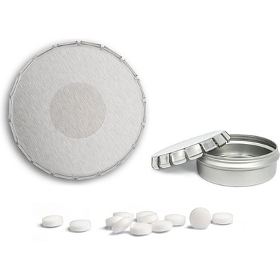 Clic Clac Box, 50 g, zuckerhaltige Pfefferminztabletten, blank, ohne Druck