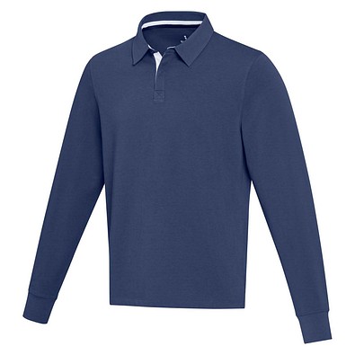 Clyde Rugby Polo Sweatshirt Unisex, navy, M