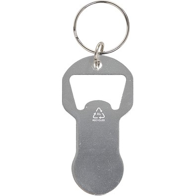 COINLESS Trolley Token, Einkaufswagenlöser, silber