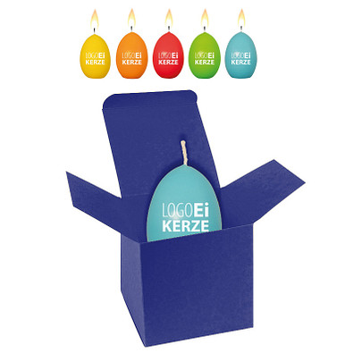 ColorBox LogoEi Kerze - Dunkelblau