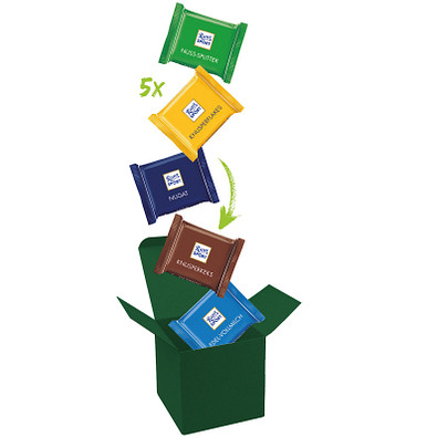 ColorBox Ritter Sport mini - Dunkelgrün