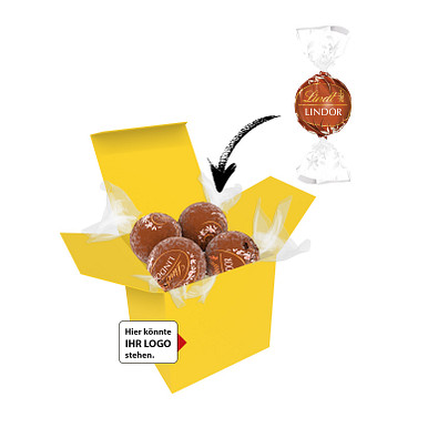 Color Lindor Box - Gelb - Haselnuss