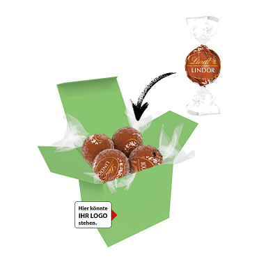Color Lindor Box - Hellgrün - Haselnuss