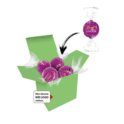 Color Lindor Box - Hellgrün - Mandel