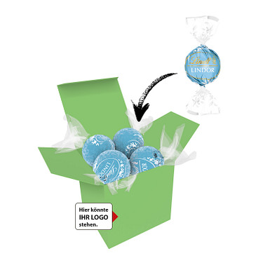 Color Lindor Box - Hellgrün - Stracciatella