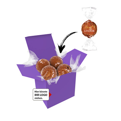 Color Lindor Box - Lila - Haselnuss
