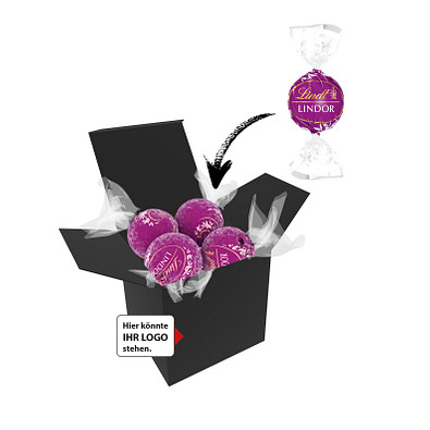 Color Lindor Box - Schwarz - Mandel