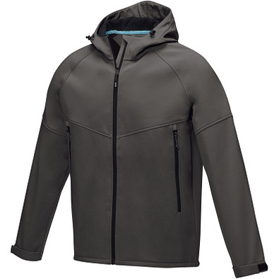 Coltan Softshelljacke aus recyceltem Material für Herren, storm grey, XL