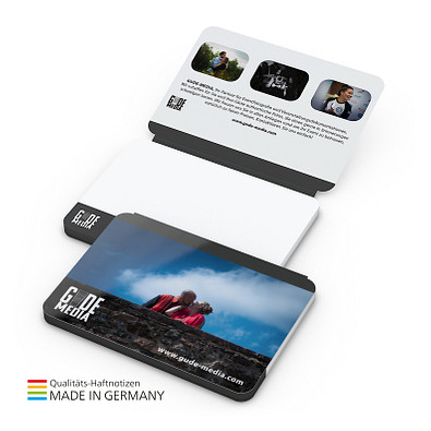 Geiger-Notes Cover Karton Round Bestseller Haftnotizblock, 94 x 66 mm, inkl. Druck, Softcover matt