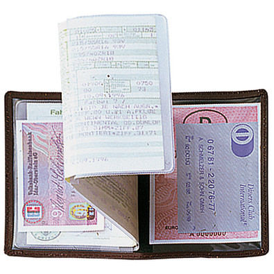 CREATIV-DESIGN Ausweistasche LefastoffGebugt, schwarz