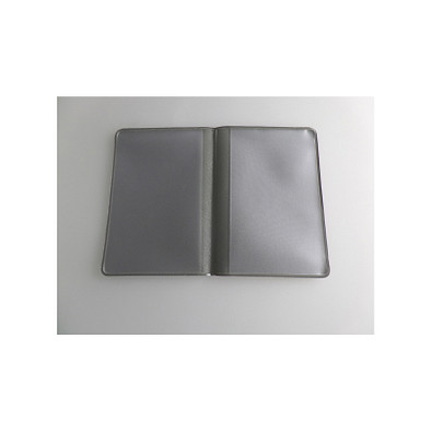 CreativDesign® Ausweistasche 5-fach Veloursfolie grau