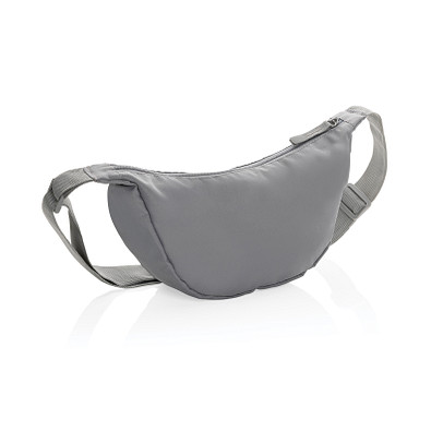 Crescent AWARE RPET Half-Moon Sling Tasche, Silbergrau