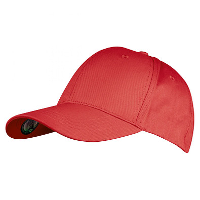 CrisMa Baseballcap aus recycelter Baumwolle, rot